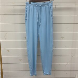 Jambys Glacier Blue Long Jambys Lightweight Knit Jogger Casual Sleep Pants XS